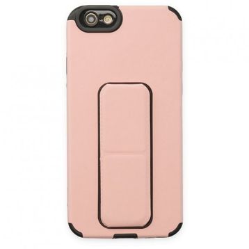 pilelistore iPhone 6 Mega Standlı Pudra Silikon Kılıf