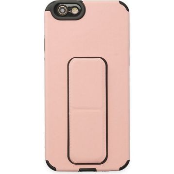 pilelistore iPhone 6 Mega Standlı Pudra Silikon Kılıf