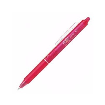 Pilot 0.7 mm Frixion Ball Clicker Pembe Roller Kalem