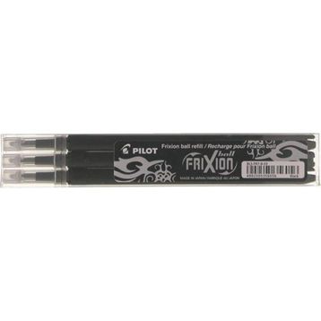 Pilot BLS-FR7-B-S3 Frixıon Refil 3'lü Siyah Roller Kalem Yedeği