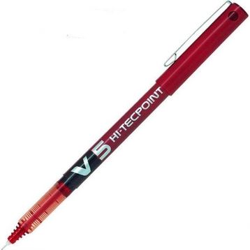 Pilot BX-V5-R Hi-Tecpoint İğne Uç 0.5 mm Kırmızı Roller Kalem