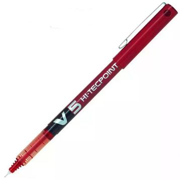 Pilot BX-V5-R Hi-Tecpoint İğne Uç 0.5 mm Kırmızı Roller Kalem