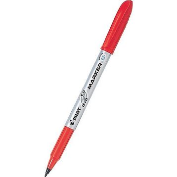 Pilot SCAN-EFCD-R Kırmızı CD-DVD Marker