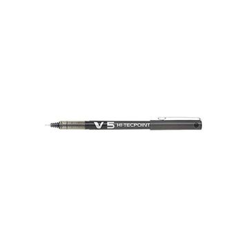 Pilot V5 Hi-Tecpoint 0.5 mm Siyah İğne Uçlu Roller Kalem