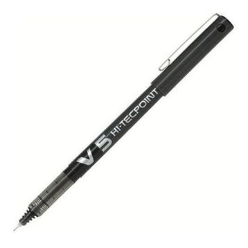 Pilot V5 Hi-Tecpoint Siyah Mürekkepli Kalem