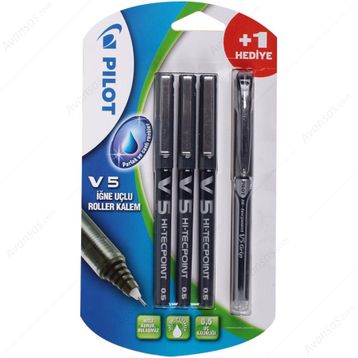 Pilot V5 Siyah Roller Kalem