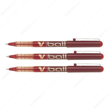 Pilot V7 0.7 mm Kırmızı İğne Uçlu Kalem
