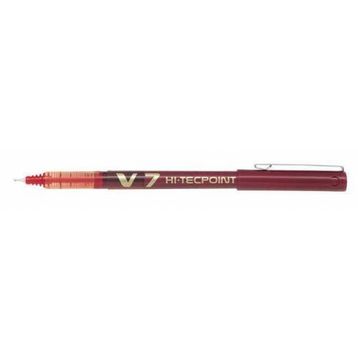 Pilot V7 0.7 mm Kırmızı İğne Uçlu Kalem