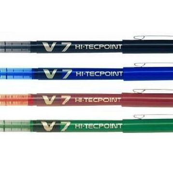 Pilot V7 Hi-Tecpoint Mavi İğne Uçlu Kalem