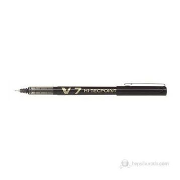 Pilot V7 Hi-Tecpoint Siyah İğne Uçlu 0.7 Pilot Kalem
