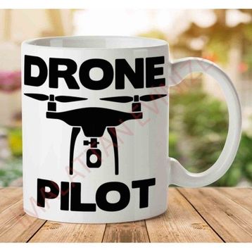 Piloto De Drone Baskılı Kupa Bardak