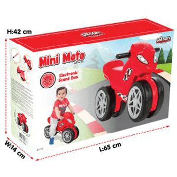 Pilsan 06-809 Kırmızı Müzikli Mini Motor