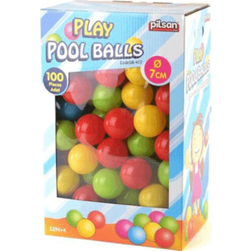Pilsan 100 Adet 7 cm Oyun Havuz Topları