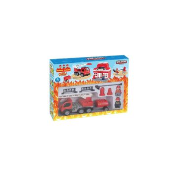 Pilsan Oyuncak 03 610 Double Blocks İtfaiye Seti