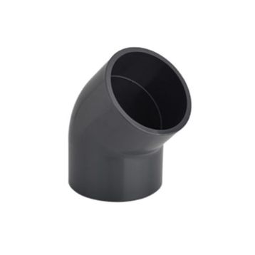 Pimtaş PVC 45º Ø75 mm Yapıştırma Dirsek