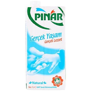 Pınar 1 lt Yarım Yağlı Süt