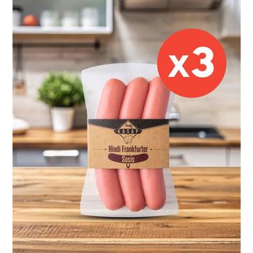 Pınar 255 gr Kasap Hindi Frankfurter Sosis (3 adet)