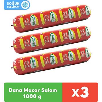 Pınar 3x1 kg Dana Macar Salam