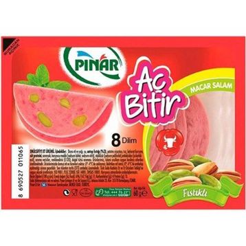 Pınar Aç Bitir 50 gr Fıstıklı Macar Salam