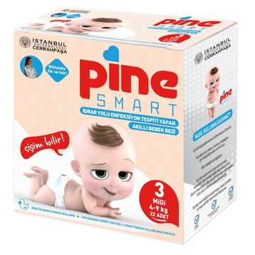Pine Smart No:3 Midi 22 Adet Bebek Bezi