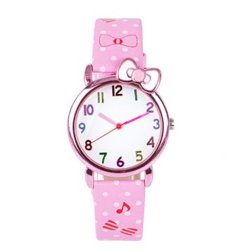 Pinkoli ST-303974 Kitty Girl Pembe Kız Çocuk Kol Saati
