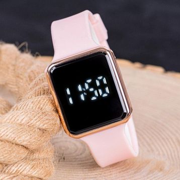 Pinkoli ST-304002 Pembe Rose Kasa Dokunmatik Ekran Çocuk Kol Saati