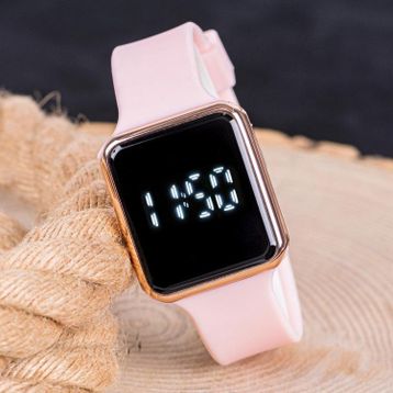 Pinkoli ST-304002 Pembe Rose Kasa Dokunmatik Ekran Çocuk Kol Saati