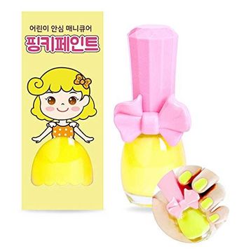 Pinky Cosmetic I Am Pinky Kids Nail Paint Fresh Lemon Çocuklar İçin Soyulabilir Oje