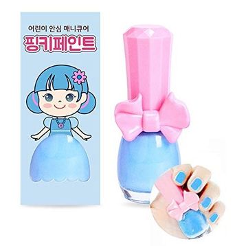 Pinky Cosmetic I Am Pinky Kids Nail Paint Sky Cloud Çocuklar İçin Soyulabilir Oje