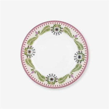 PIP STUDIO Lily Lotus Collection 23 CM Beyaz Porselen Kahvaltı Tabağı