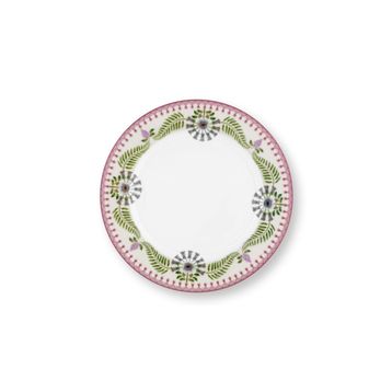 PIP STUDIO Lily Lotus Collection 23 CM Beyaz Porselen Kahvaltı Tabağı