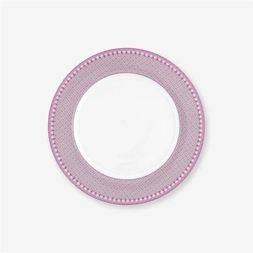 PIP STUDIO Lily Lotus Collection 26.5 CM Mor Porselen Yemek Tabağı