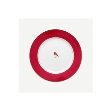 PIP STUDIO Love Birds Collection Kırmızı Porselen 21 cm Kahvaltı Tabağı