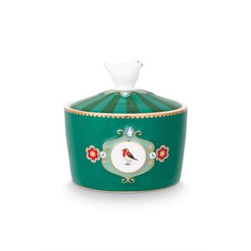 PIP STUDIO Love Birds Yeşil Şekerlik