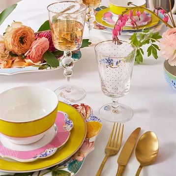 PIP STUDIO Royal Mavi Porselen 28 cm Yemek Tabağı