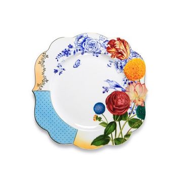 PIP STUDIO Royal Mavi Porselen 28 cm Yemek Tabağı