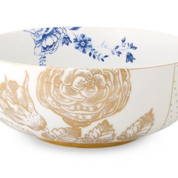PIP STUDIO Royal White Mavi Beyaz 23 cm Porselen Kase
