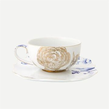 PIP STUDIO Royal White Mavi Beyaz Porselen 225 ML Çay Fincanı
