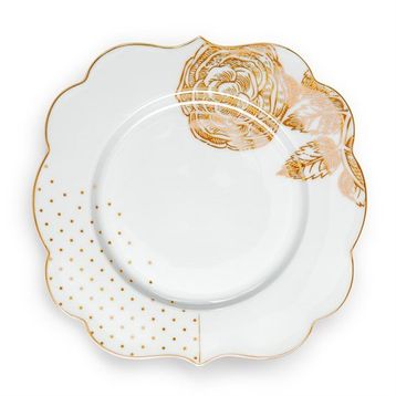 PIP STUDIO Royal White Mavi Beyaz Porselen Pasta Tabağı