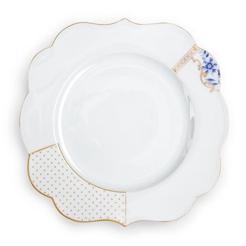 PIP STUDIO Royal White Mavi Beyaz Porselen Yemek Tabağı