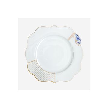 PIP STUDIO Royal White Mavi Beyaz Porselen Yemek Tabağı