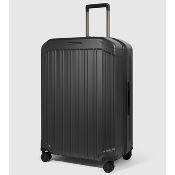 Piquadro BV6394PQL Siyah Büyük Boy Çekçekli Sert Unisex Valiz