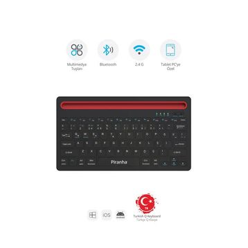 Piranha 2376 Mini TKL Kablosuz Bluetooth Klavye