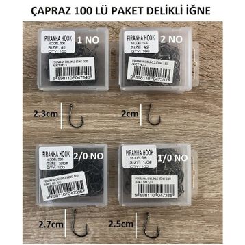 Piranha 506 100'lü Delikli İğne