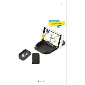 Piranha 5412 3D Siyah Kaydırmaz Telefon Tutucu