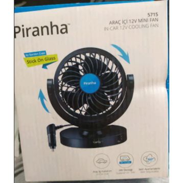 Piranha 5715 Araç İçi Mini Fan Oto Vantilatör