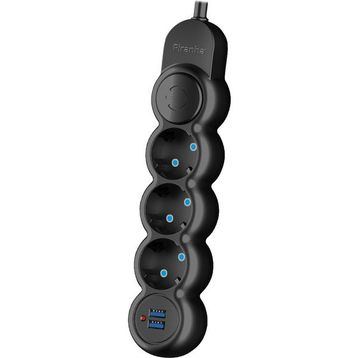 Piranha Akım Korumalı 2 USB Uzatma Kablosu