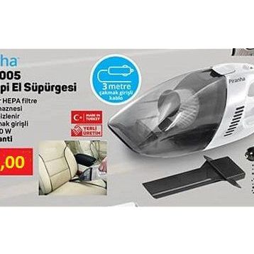 Piranha PVC-4005 Araç Tipi El Süpürgesi
