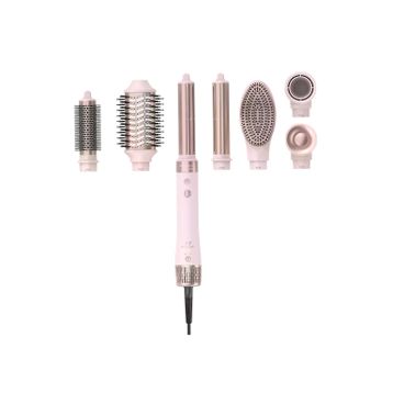 PiranTech KS-611 Airbreeze Pembe Saç Şekillendirme ve Kurutma Seti