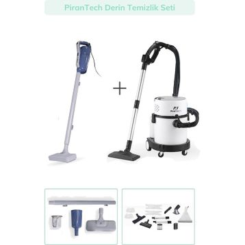 PiranTech RLZ-208 Beyaz Buharlı Temizlik Robotu